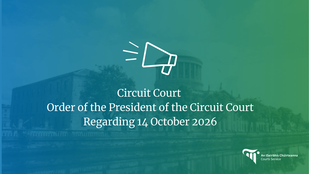 Order of President of the Circuit Court